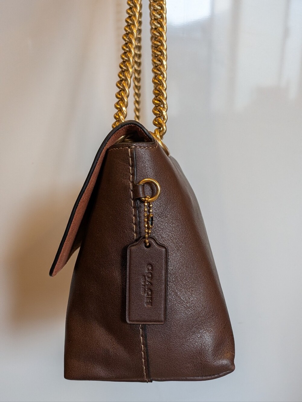 Coach Maple Chelsea Shoulder Bag 30 W/ Chain - Picture 4 of 14